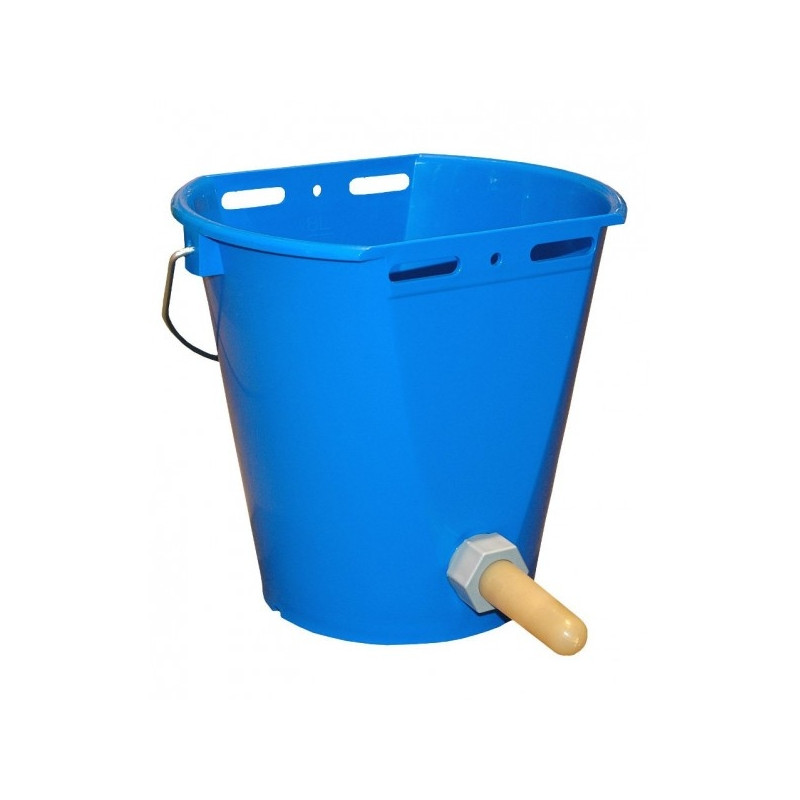 Wiadro ze smoczkiem dla cieląt